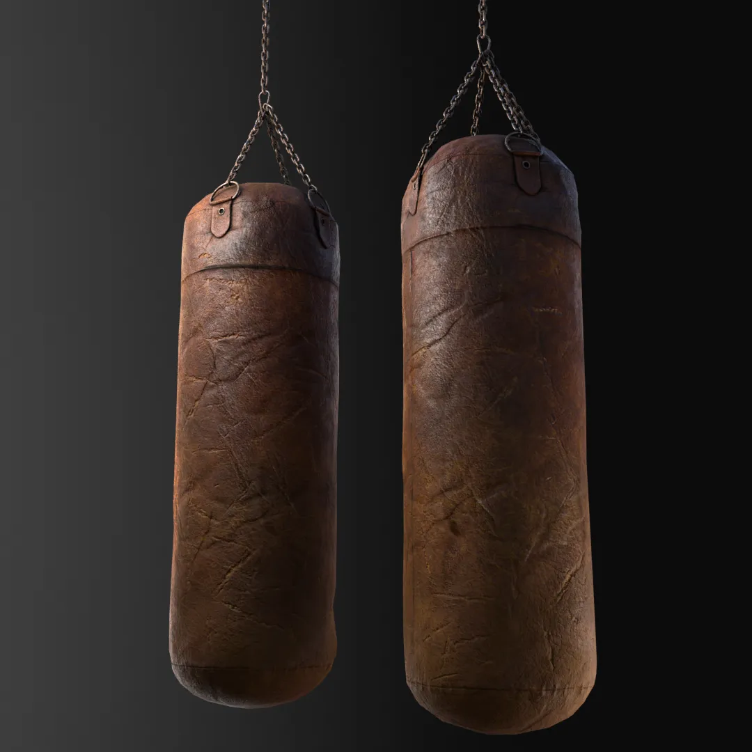 Punch out the anger with Znanye's 3D punching bag model.