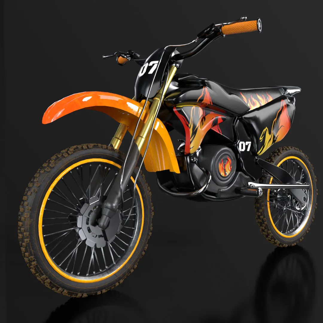 Premium Dirt Bike 3D Models Unmatched Quality Realism